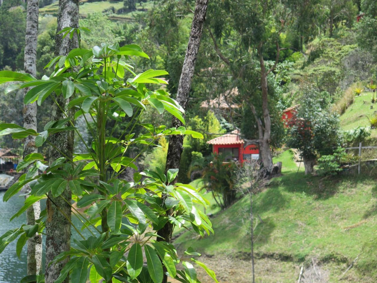 Ecolodge Bahia del Peñón Guatapé Exterior foto